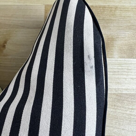 Tory Burch Claire McCardell Striped Slip On Textile Boot Size 5.5 Unique Retro - Picture 8 of 12